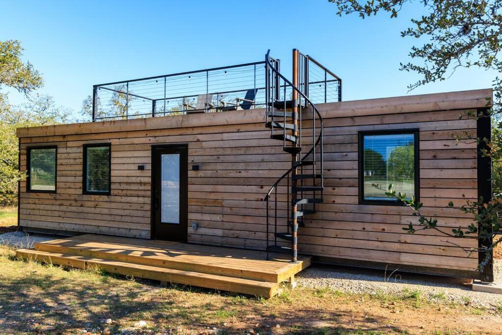 New! The Texas Longhorn-Luxury Container Home Fredericksburg Eksteriør billede