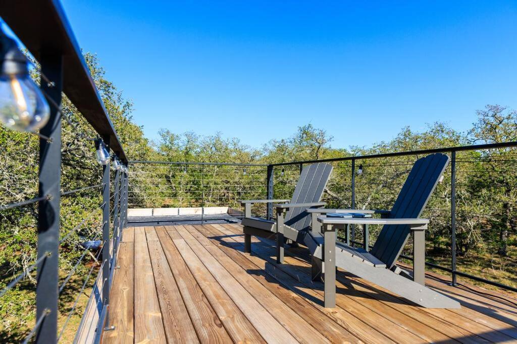 New! The Texas Longhorn-Luxury Container Home Fredericksburg Eksteriør billede
