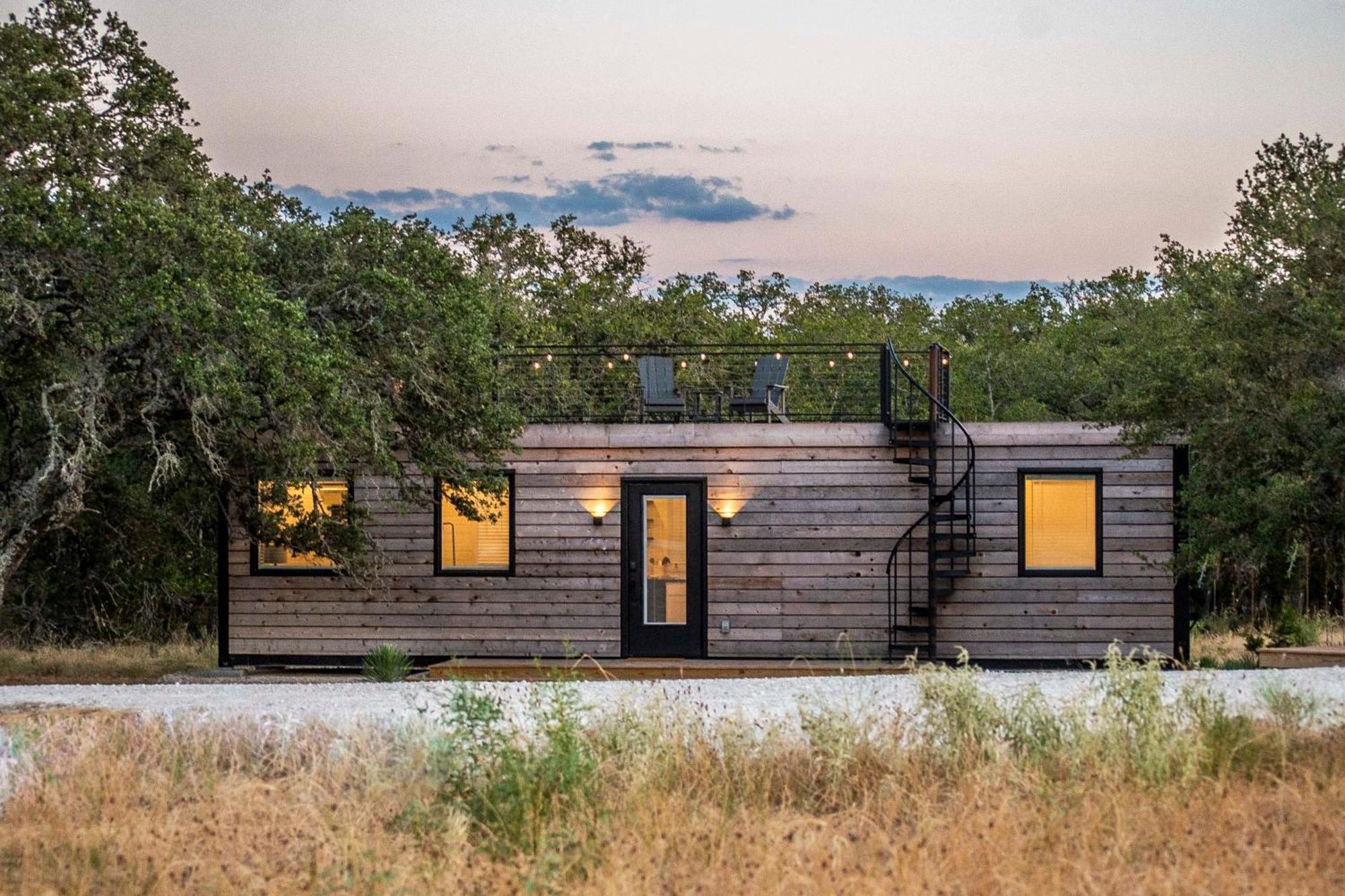 New! The Texas Longhorn-Luxury Container Home Fredericksburg Eksteriør billede